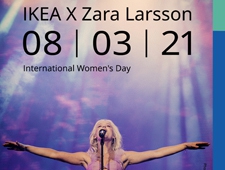 イケア 人気歌手ザラ・ラーソンとコラボレーション3月8日の国際女性デーにオンラインライブ開催