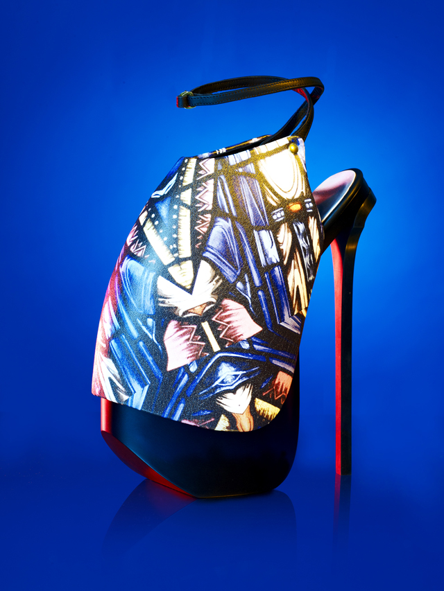 Stained glass shoe "Renaissance of The Abundance"