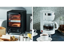 ラドンナ「NEUTRAL」シリーズからアロマコーヒーメーカー、 オーブントースターを発売