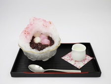 桜が薫る上品な甘味。『桜』をイメージしたかき氷『夏桜』発売