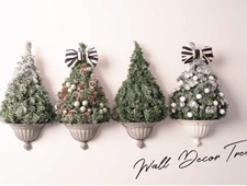 壁やドアに飾るクリスマスツリー『 Wall Decor Tree（ウォールデコツリー）』新作発売