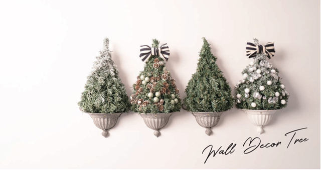 壁やドアに飾るクリスマスツリー Wall Decor Tree ウォールデコツリー 新作発売 インテリア情報サイト