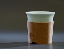 博多曲物研究所 2つの伝統工芸の特徴を活かしたひとつのカップ Haori Cup 販売
