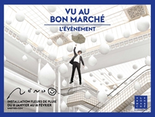 nendo パリの百貨店 ボン・マルシェにて「AME NOCHI HANA 」開催
